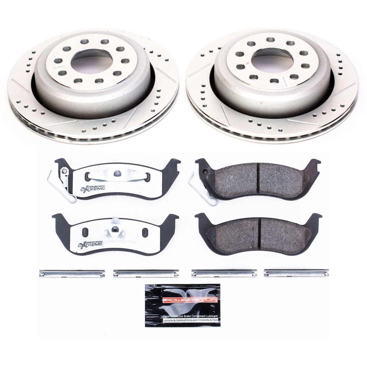PowerStop Rear Z26 Street Warrior Brake Kit | Lincoln Town Car (03-11) (K5293-26)