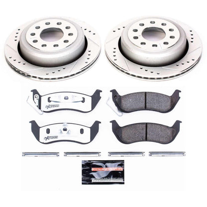 PowerStop Rear Z26 Street Warrior Brake Kit | Lincoln Town Car (03-11) (K5293-26)