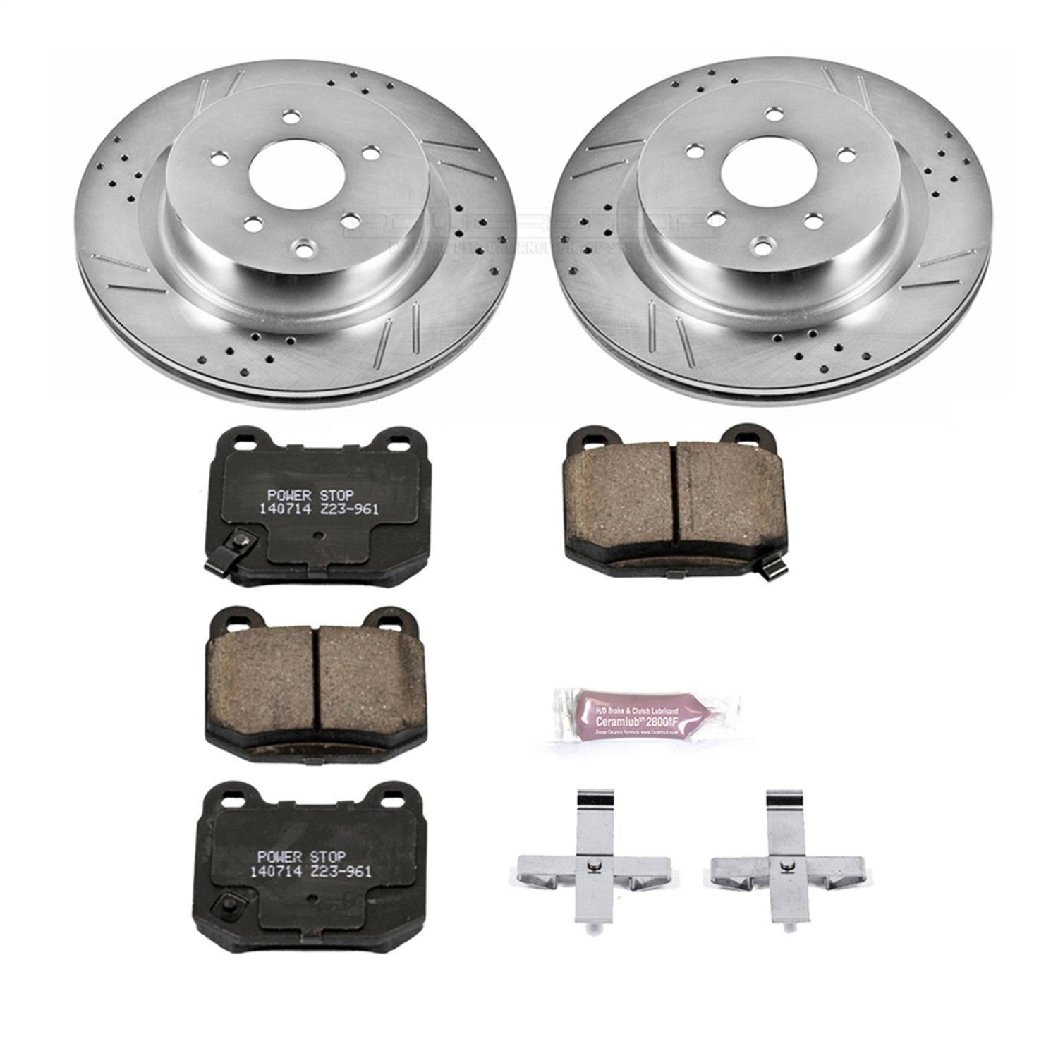 PowerStop Rear Z23 Evolution Sport Brake Kit | Infiniti G35 (03-04) (K5303)