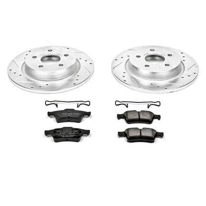 PowerStop Rear Z23 Evolution Sport Brake Kit | Volvo S40 (04-05) (K5309)