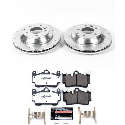 PowerStop Rear Z26 Street Warrior Brake Kit | Audi Q7 (07-15) (K5312-26)