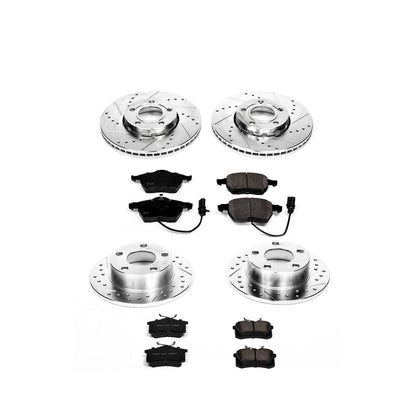 PowerStop Front & Rear Z23 Evolution Sport Brake Kit | Audi A6 Quattro (98-01) (K532)