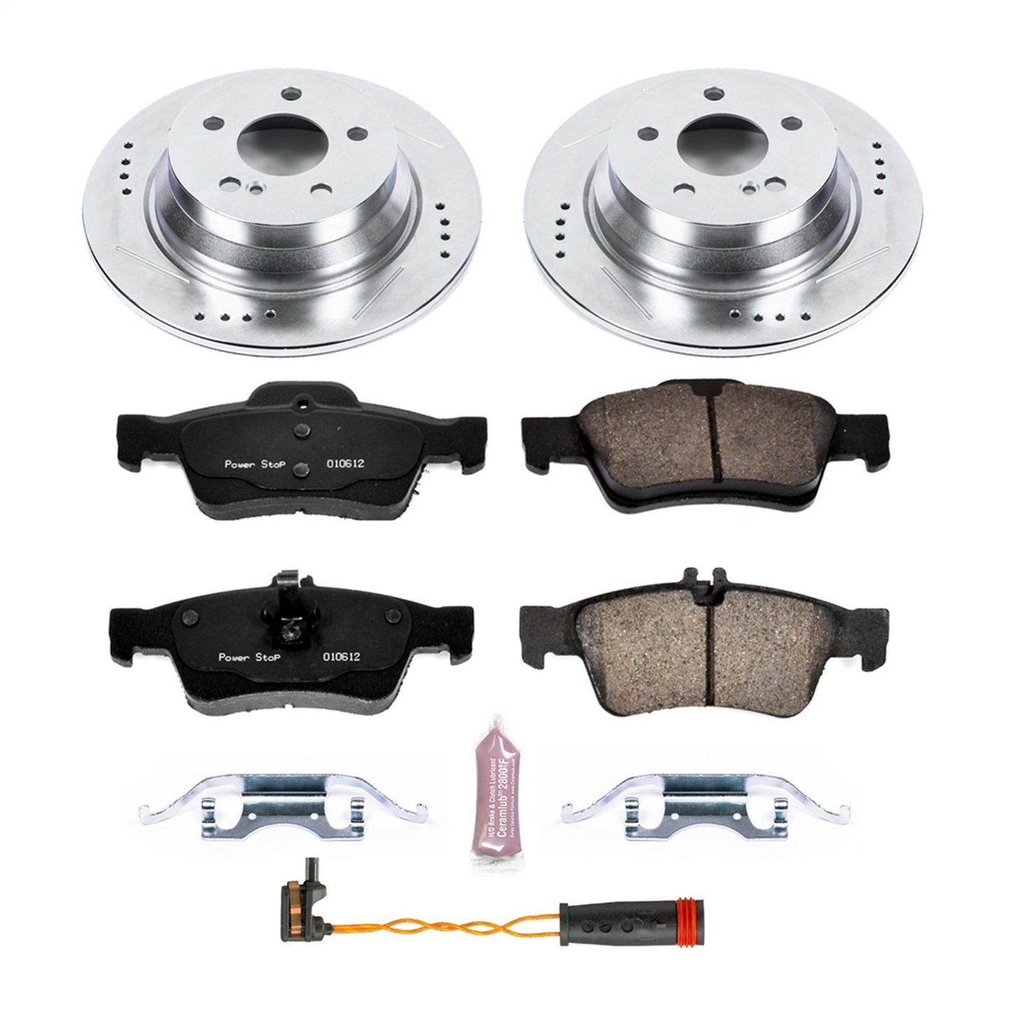 PowerStop Rear Z23 Evolution Sport Brake Kit | Mercedes-Benz E320 (03-09) (K5320)