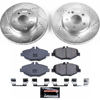PowerStop Front Z23 Evolution Sport Brake Kit | Mercedes-Benz E320 (03-05) (K5325)