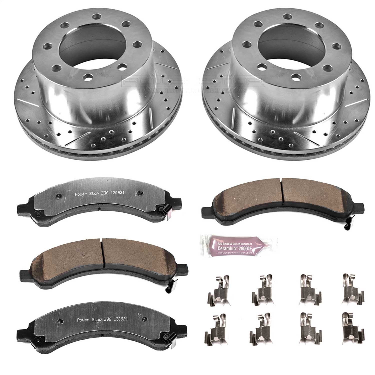 PowerStop Rear Z36 Truck & Tow Brake Kit | Chevrolet Express 3500 (03-08) (K5328-36)