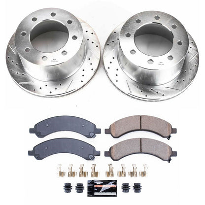 PowerStop Rear Z23 Evolution Sport Brake Kit | Chevrolet Express 3500 (03-08) (K5328)