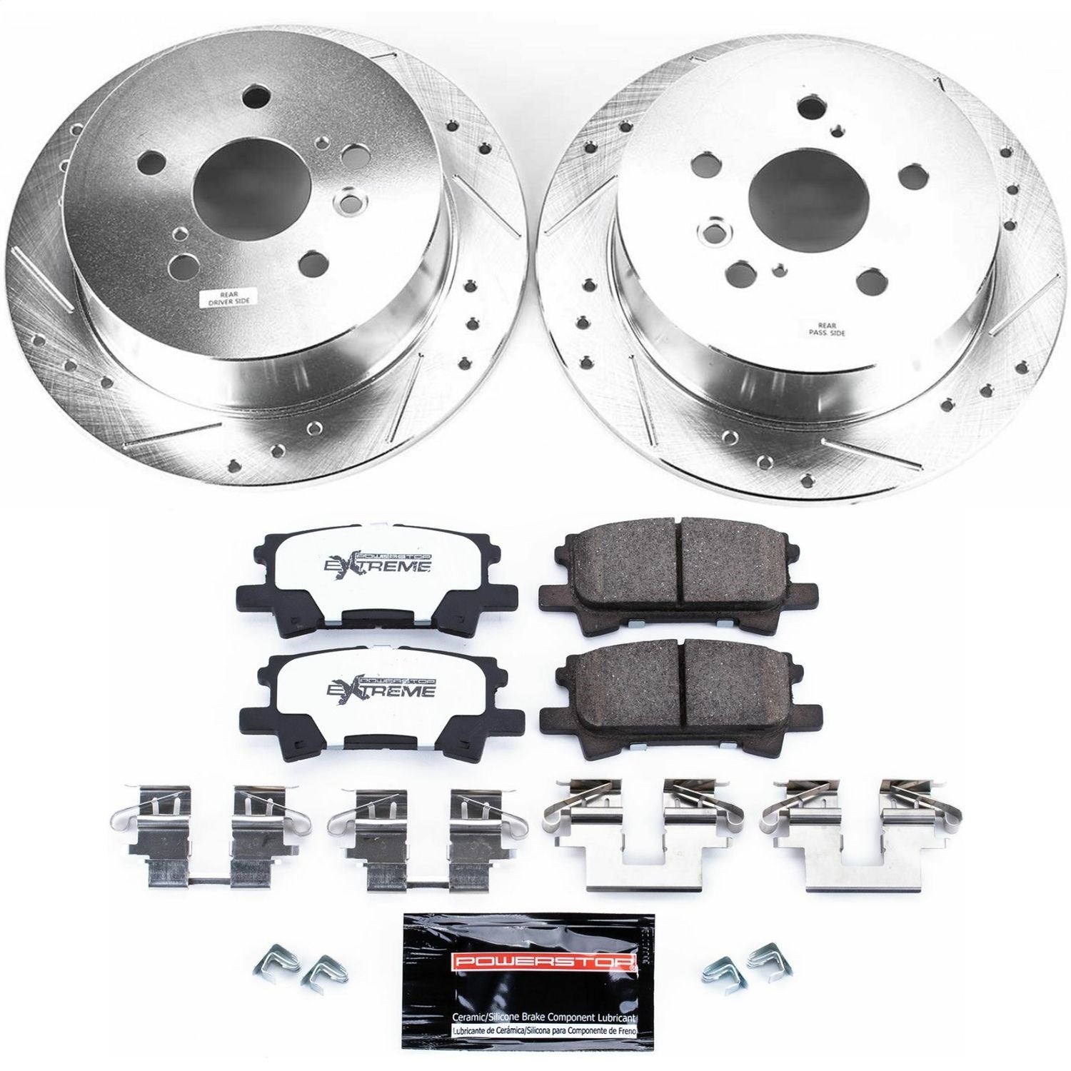 PowerStop Rear Z36 Truck & Tow Brake Kit | Lexus RX330 (04-06) (K5333-36)