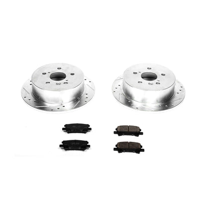 PowerStop Rear Z23 Evolution Sport Brake Kit | Lexus RX330 (04-06) (K5333)