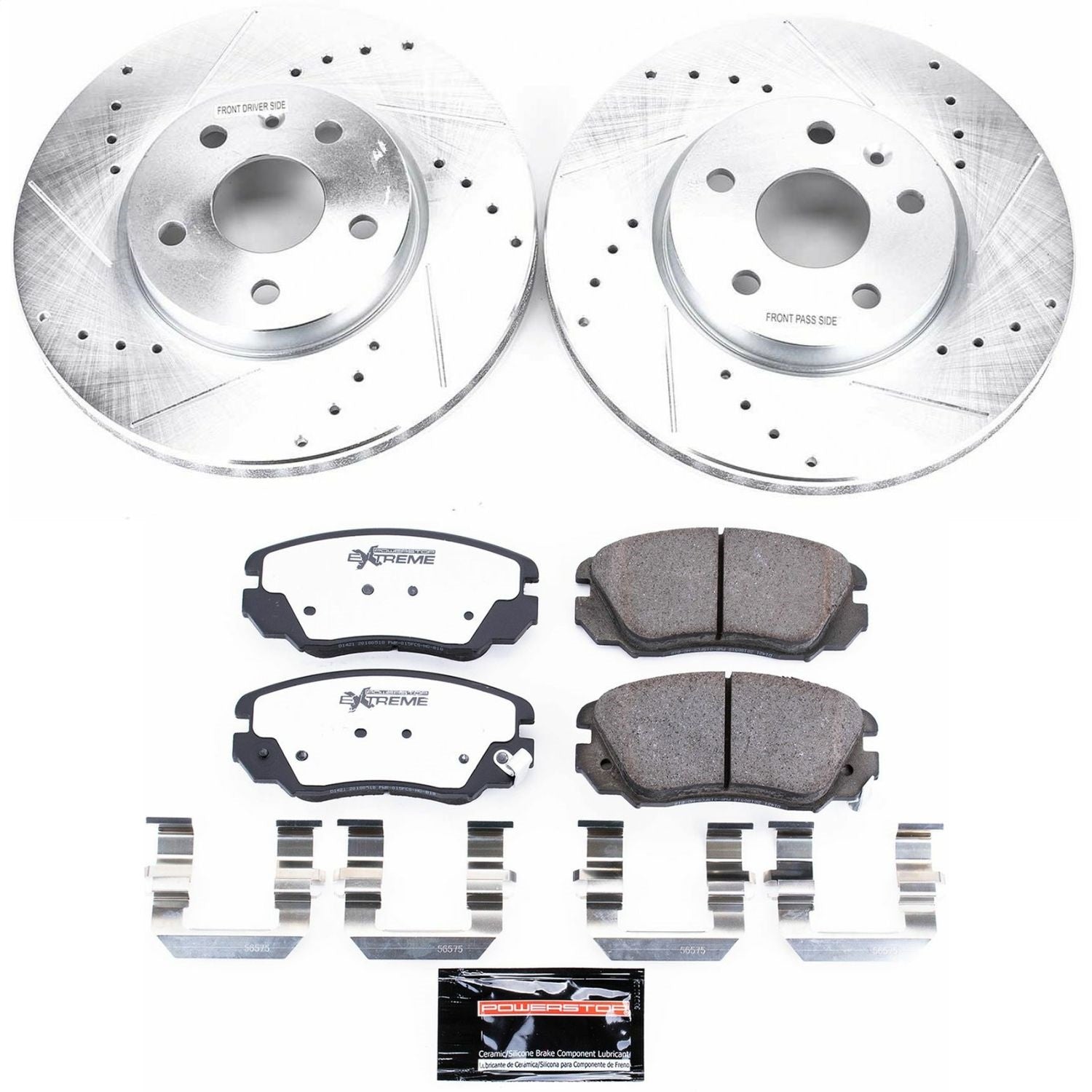 PowerStop Front Z26 Street Warrior Brake Kit | Buick Allure (2010) (K5334-26)