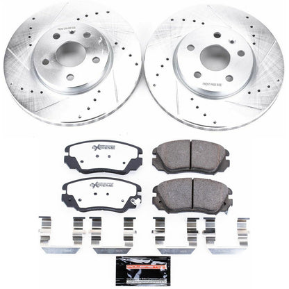 PowerStop Front Z26 Street Warrior Brake Kit | Buick Allure (2010) (K5334-26)
