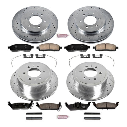 PowerStop Front & Rear Z23 Evolution Sport Brake Kit | Ford F-150 2009 (K5335)