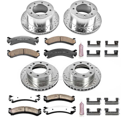 PowerStop Front & Rear Z36 Truck & Tow Brake Kit | Chevrolet Silverado 3500 (01-06) (K5338-36)