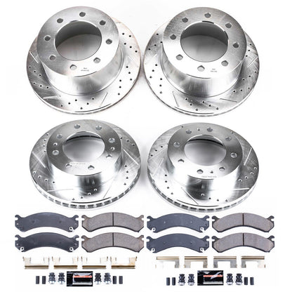PowerStop Front & Rear Z23 Evolution Sport Brake Kit | Chevrolet Silverado 3500 (01-06) (K5338)