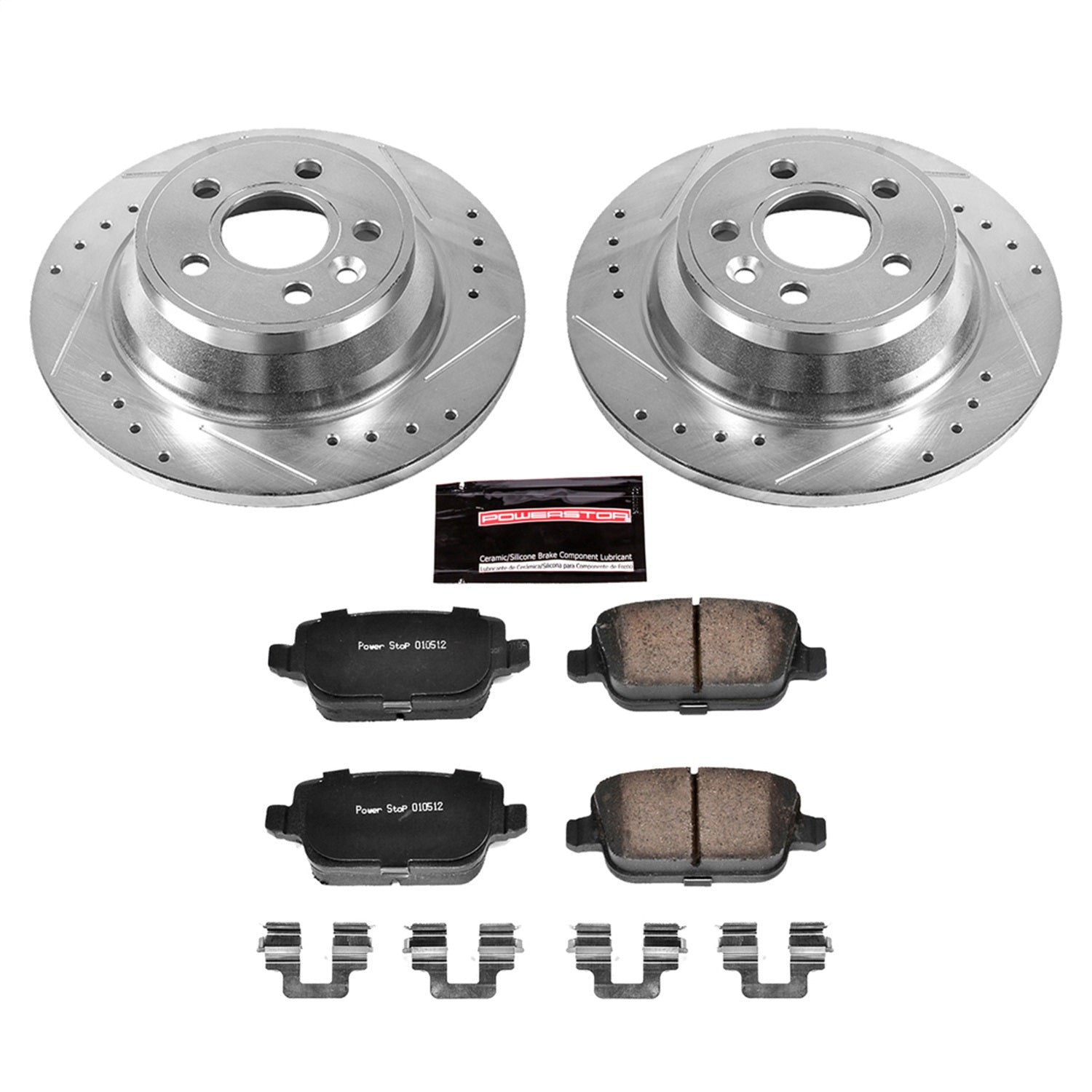 PowerStop Rear Z23 Evolution Sport Brake Kit | Volvo S80 (07-11) (K5341)