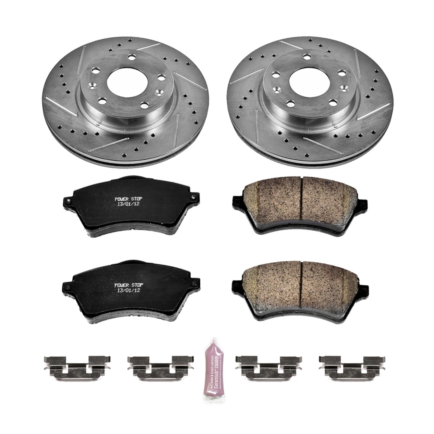PowerStop Front Z23 Evolution Sport Brake Kit | Land Rover Freelander (02-05) (K5352)