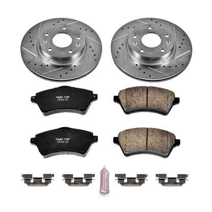 PowerStop Front Z23 Evolution Sport Brake Kit | Land Rover Freelander (02-05) (K5352)