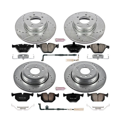 PowerStop Front & Rear Z23 Evolution Sport Brake Kit | BMW 525i (04-06) (K5360)