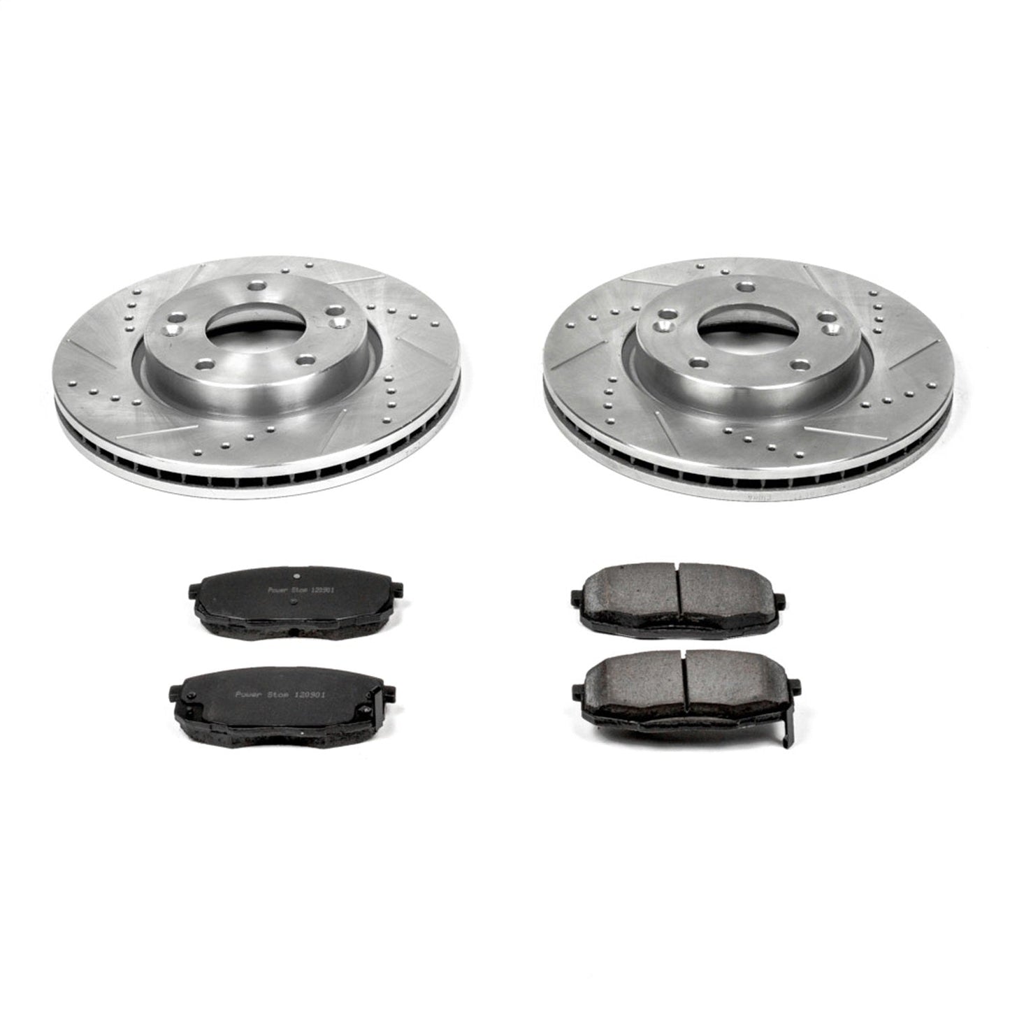 PowerStop Front Z23 Evolution Sport Brake Kit | Hyundai Elantra (09-12) (K5366)