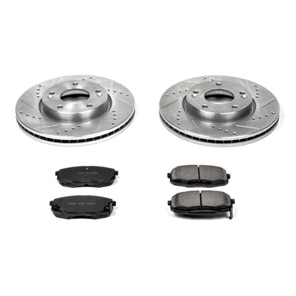 PowerStop Front Z23 Evolution Sport Brake Kit | Hyundai Elantra (09-12) (K5366)