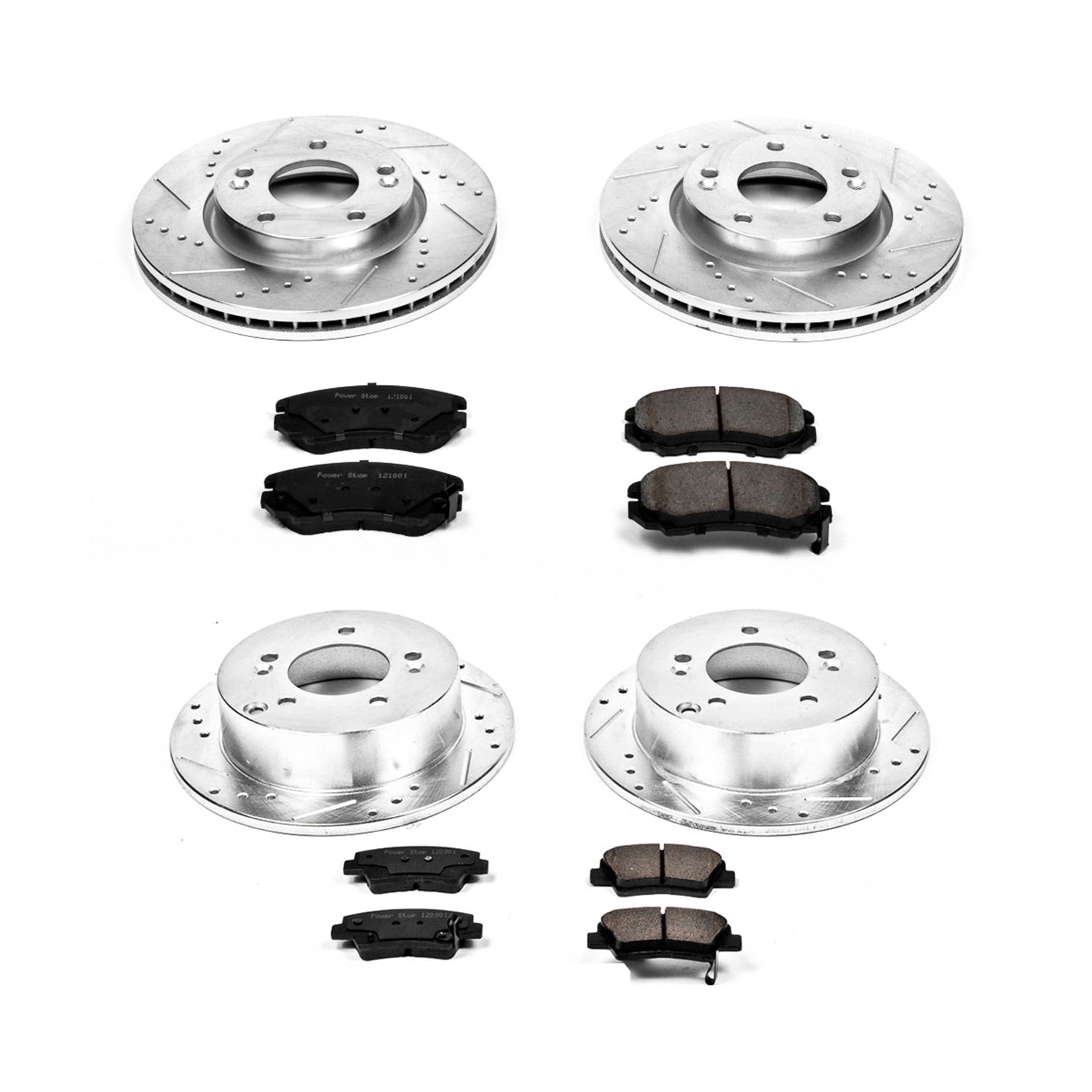 PowerStop Front & Rear Z23 Evolution Sport Brake Kit | Hyundai Sonata (08-10) (K5367)
