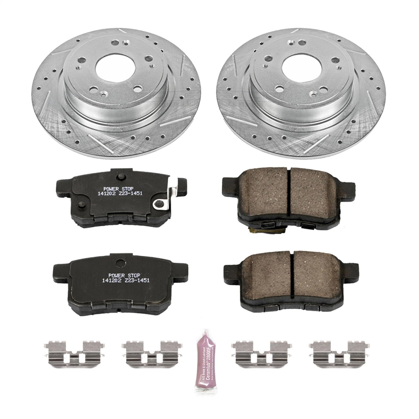 PowerStop Rear Z23 Evolution Sport Brake Kit | Acura TSX (11-14) (K5368)