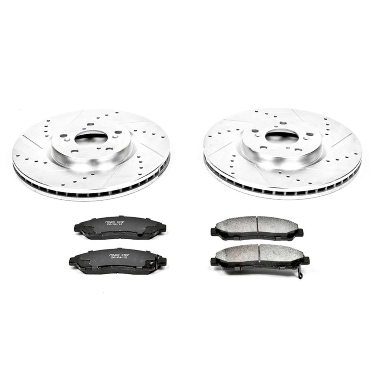 PowerStop Front Z23 Evolution Sport Brake Kit | Acura MDX (07-13) (K5370)