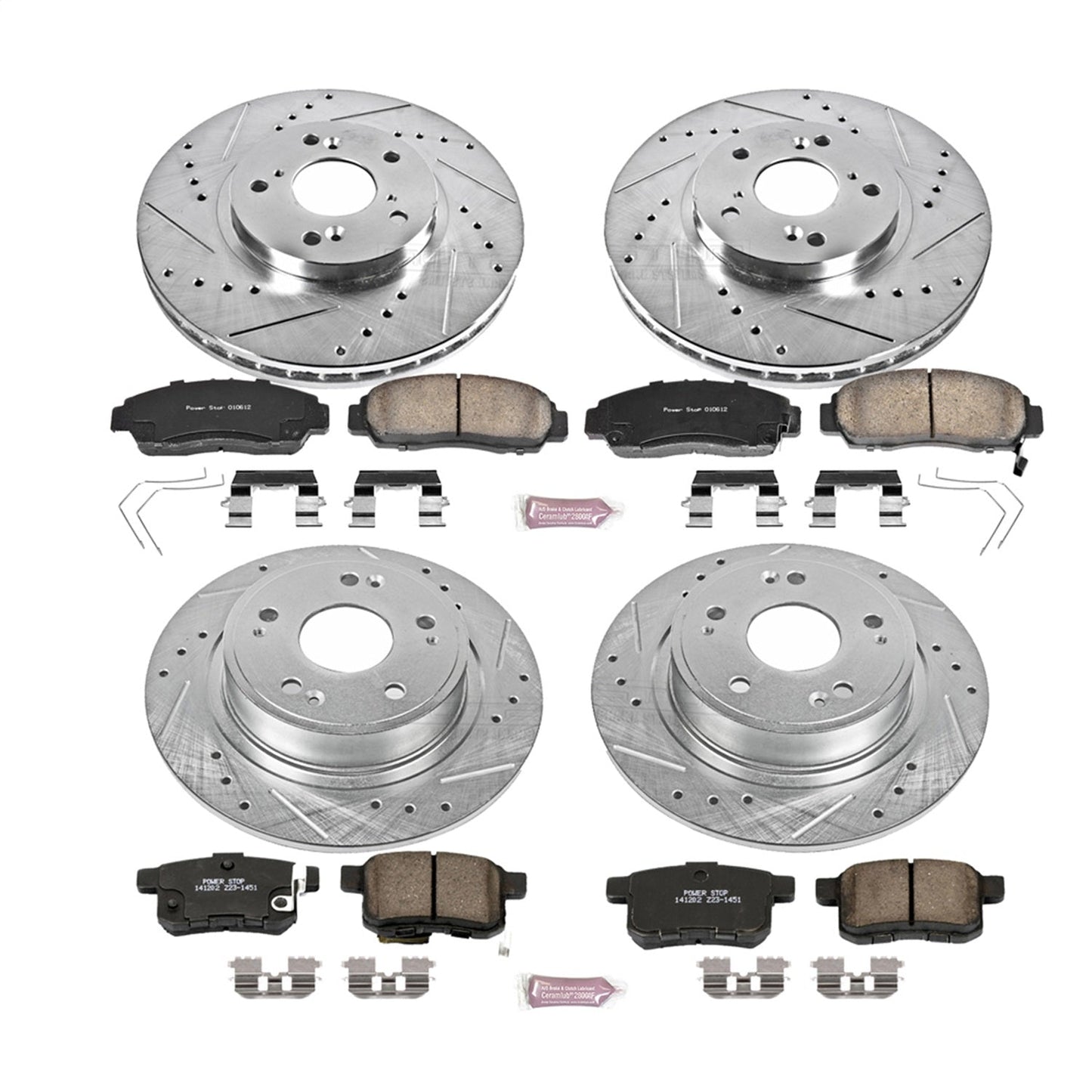PowerStop Front & Rear Z23 Evolution Sport Brake Kit | Acura TSX (11-14) (K5391)