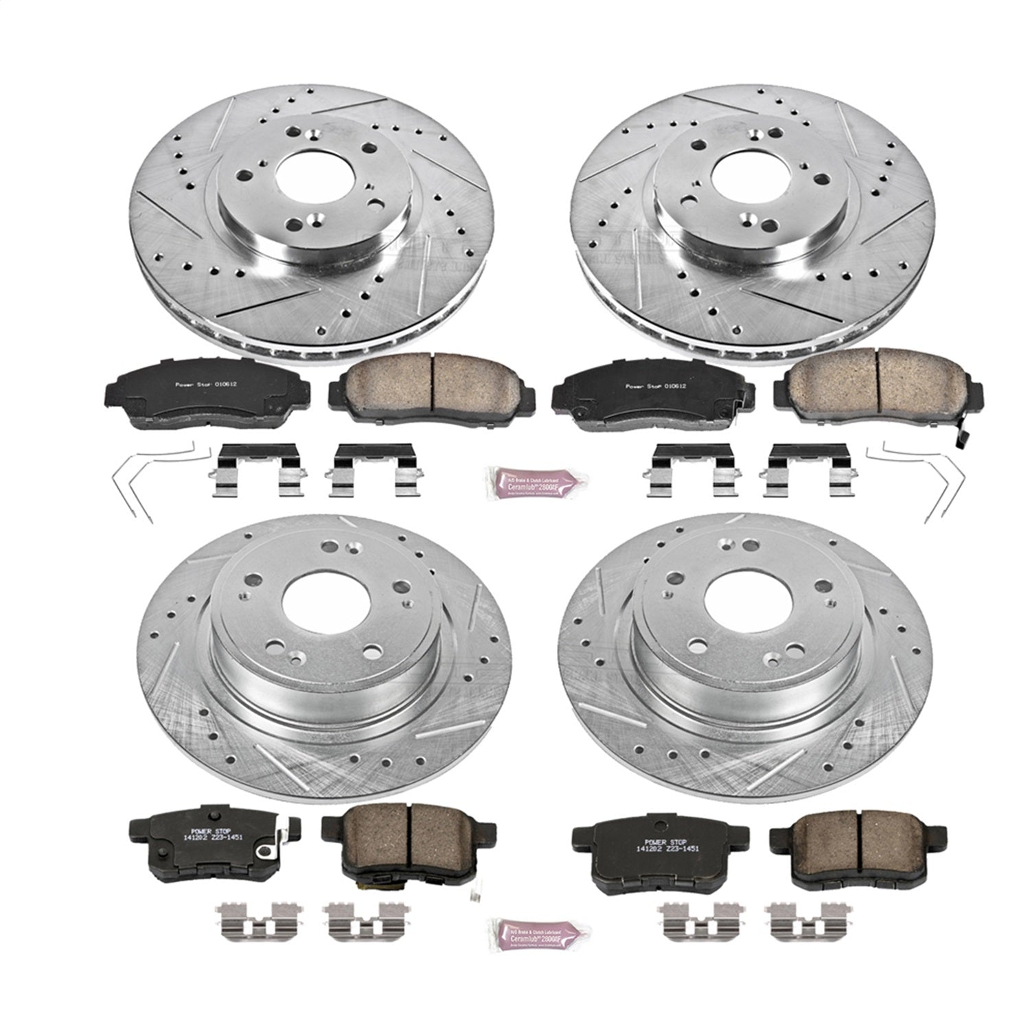 PowerStop Front & Rear Z23 Evolution Sport Brake Kit | Acura TSX (11-14) (K5391)