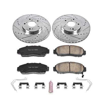 PowerStop Front Z23 Evolution Sport Brake Kit | Acura TSX (11-14) (K5392)