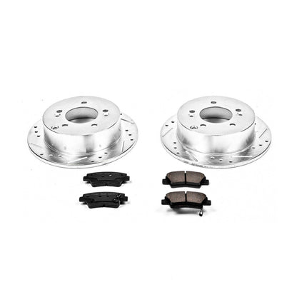 PowerStop Rear Z23 Evolution Sport Brake Kit | Hyundai Sonata (08-10) (K5395)