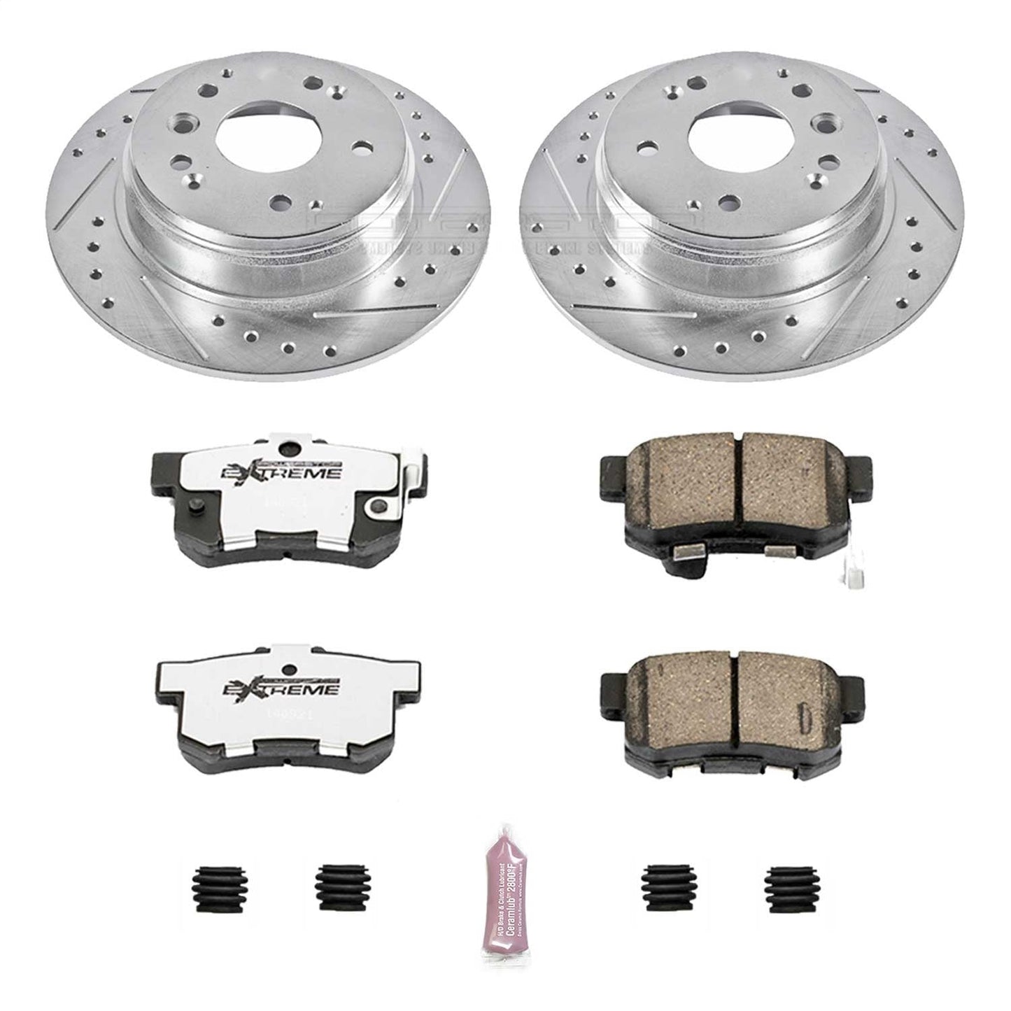 PowerStop Rear Z26 Street Warrior Brake Kit | Acura TL (04-08) (K5399-26)