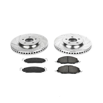PowerStop Front Z23 Evolution Sport Brake Kit | Ford Mustang (11-14) (K5407)