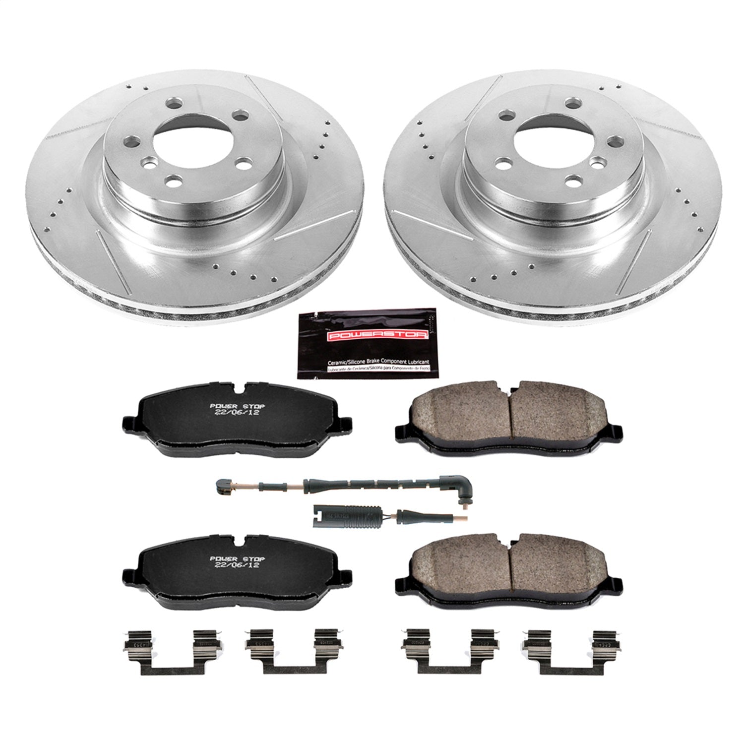 PowerStop Front Z23 Evolution Sport Brake Kit | Land Rover Range Rover (06-09) (K5419)