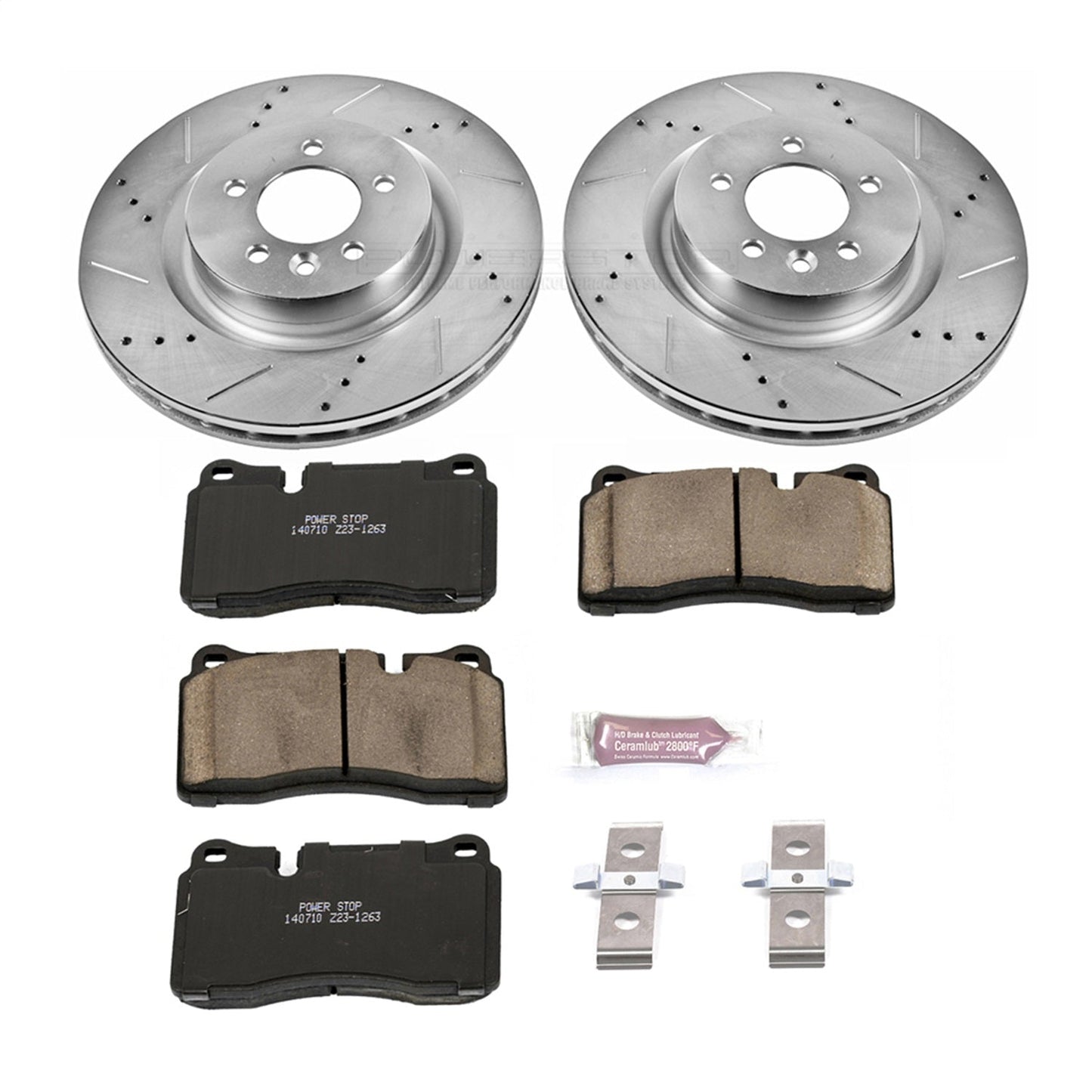 PowerStop Z23 Evolution Sport Front Brake Kit | Land Rover Range Rover Sport (06-09) (K5422)