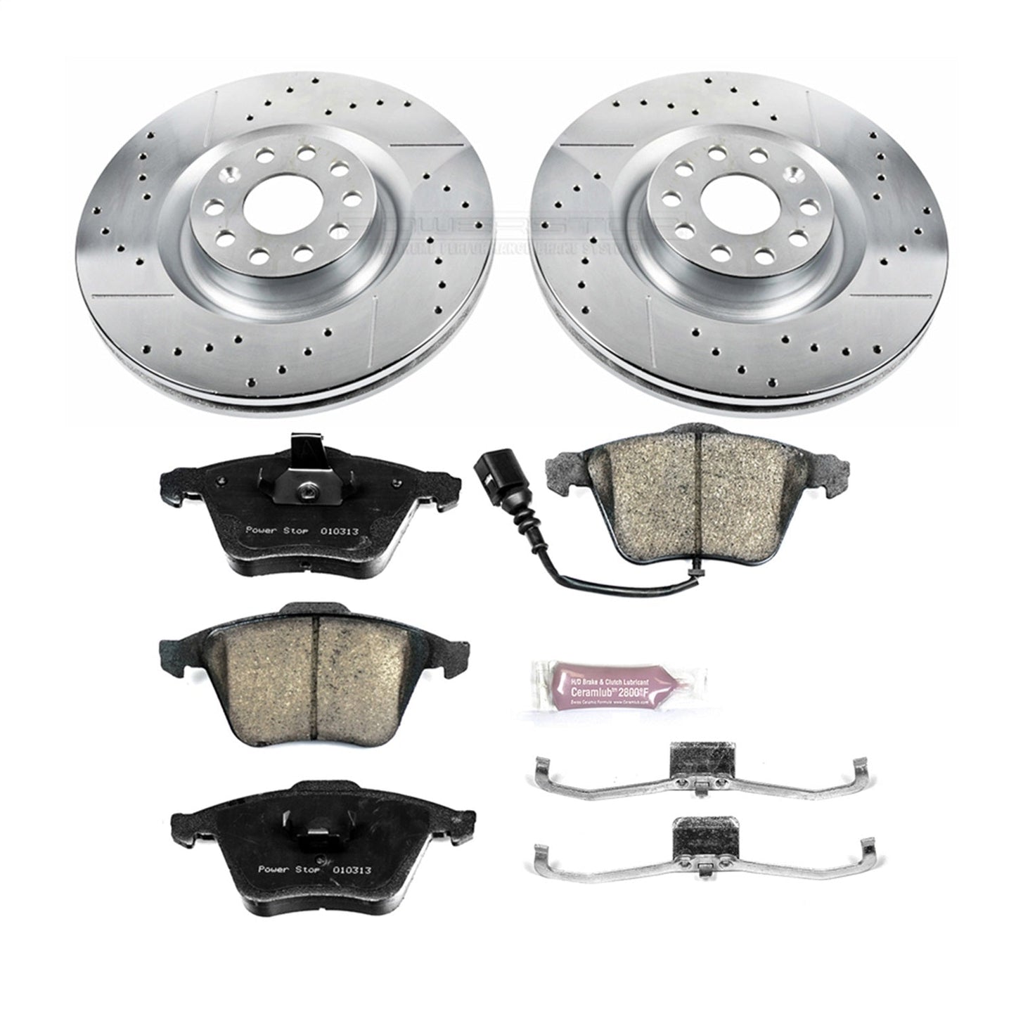 PowerStop Z23 Evolution Sport Front Brake Kit | Volkswagen CC (09-11) (K5425)