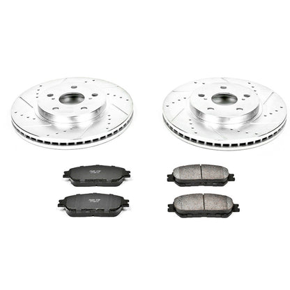 PowerStop Front Z23 Evolution Sport Brake Kit | Toyota Avalon (05-07) (K5438)