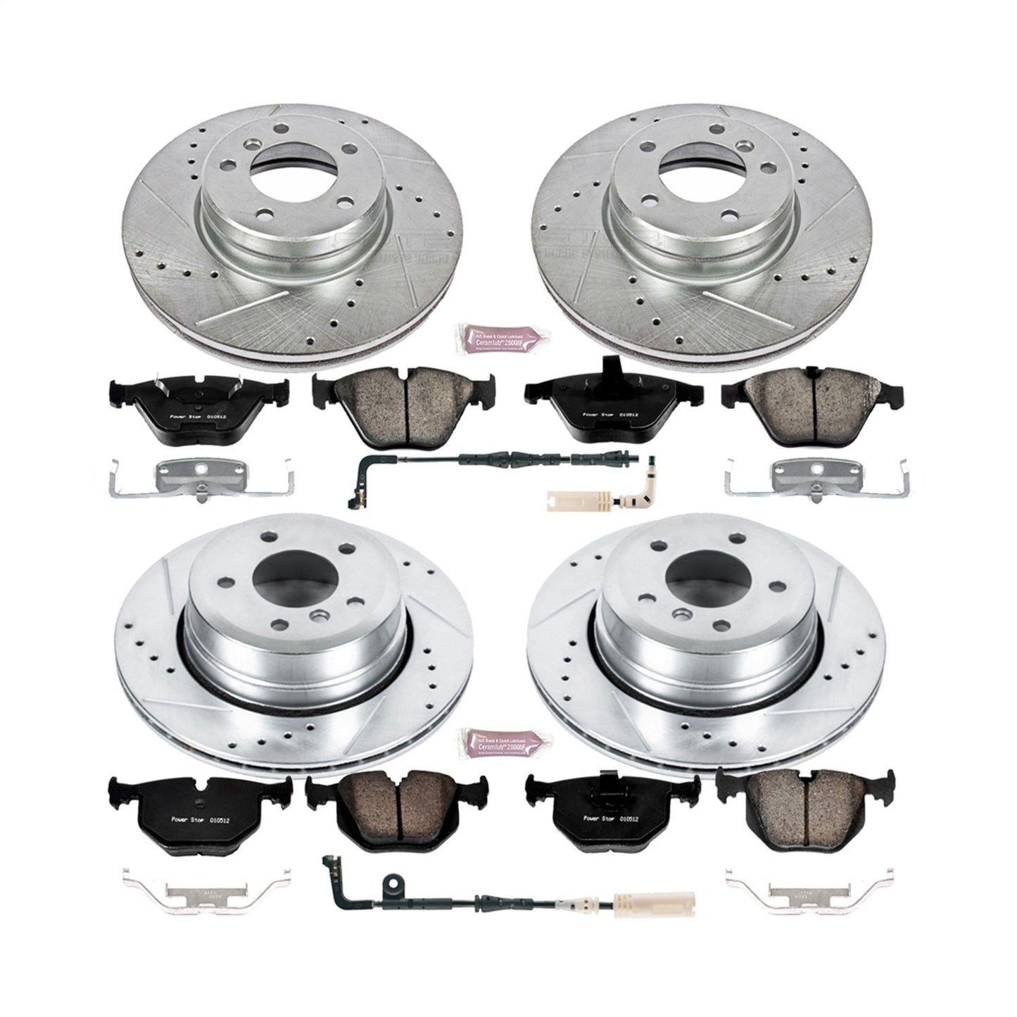 PowerStop Front & Rear Z23 Evolution Sport Brake Kit | BMW 525xi (06-07) (K5439)