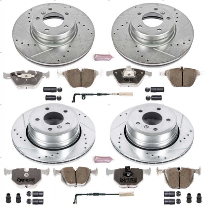 PowerStop Front & Rear Z26 Street Warrior Brake Kit | BMW 530xi (06-07) (K5440-26)