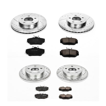 PowerStop Front & Rear Z23 Evolution Sport Brake Kit | Ford Taurus (95) (K5447)