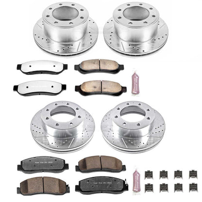 PowerStop Front and Rear Z36 Truck & Tow Brake Kit | Ford F-250 Super Duty (09-10) (K5459-36)