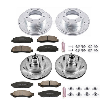 PowerStop Front & Rear Z23 Evolution Brake Kit | Ford F-250 Super Duty (09-10) (K5459)