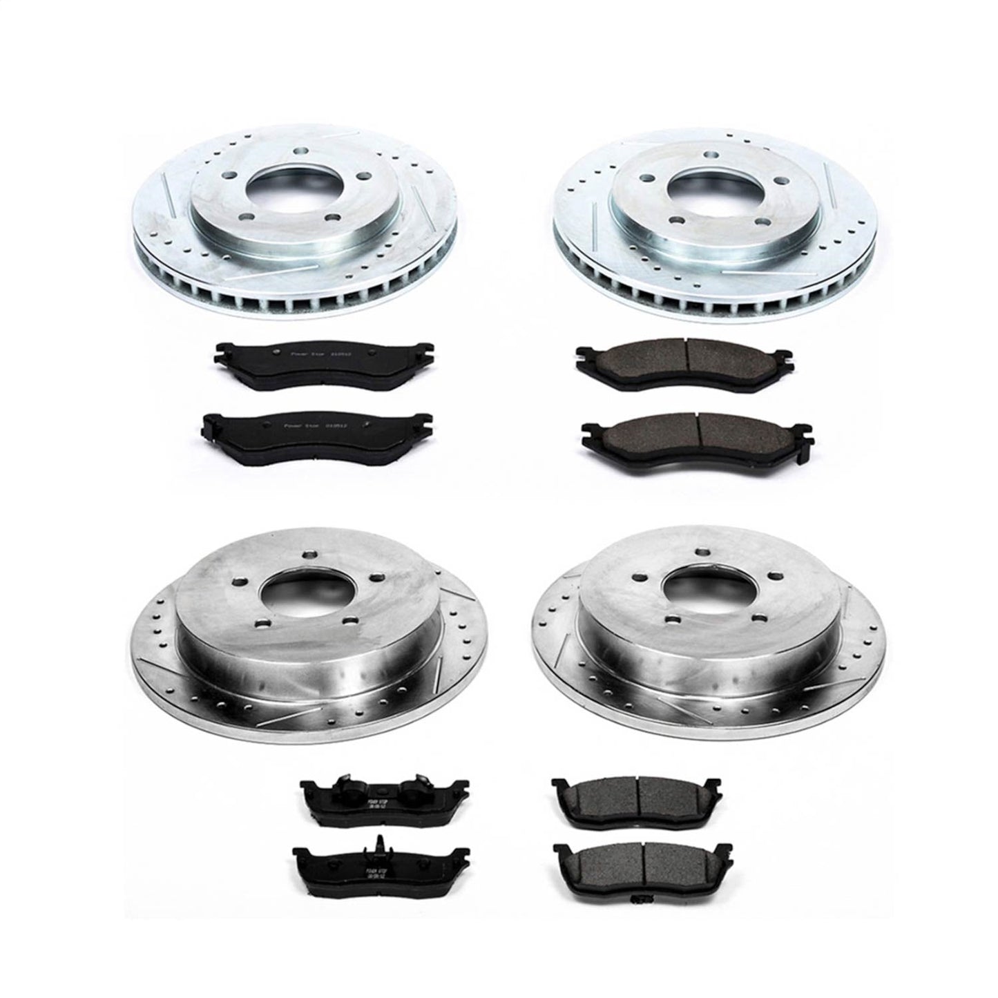 PowerStop Front & Rear Z23 Evolution Sport Brake Kit | Ford Expedition (00-02) (K5461)