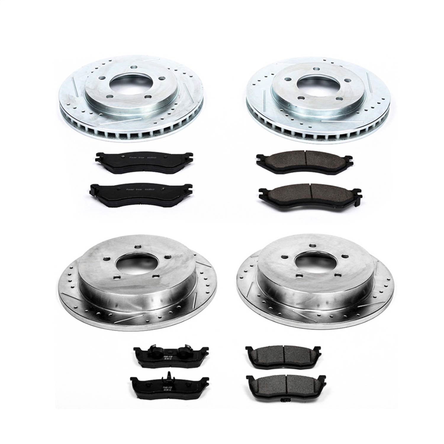 PowerStop Front & Rear Z23 Evolution Sport Brake Kit | Ford Expedition (00-02) (K5461)