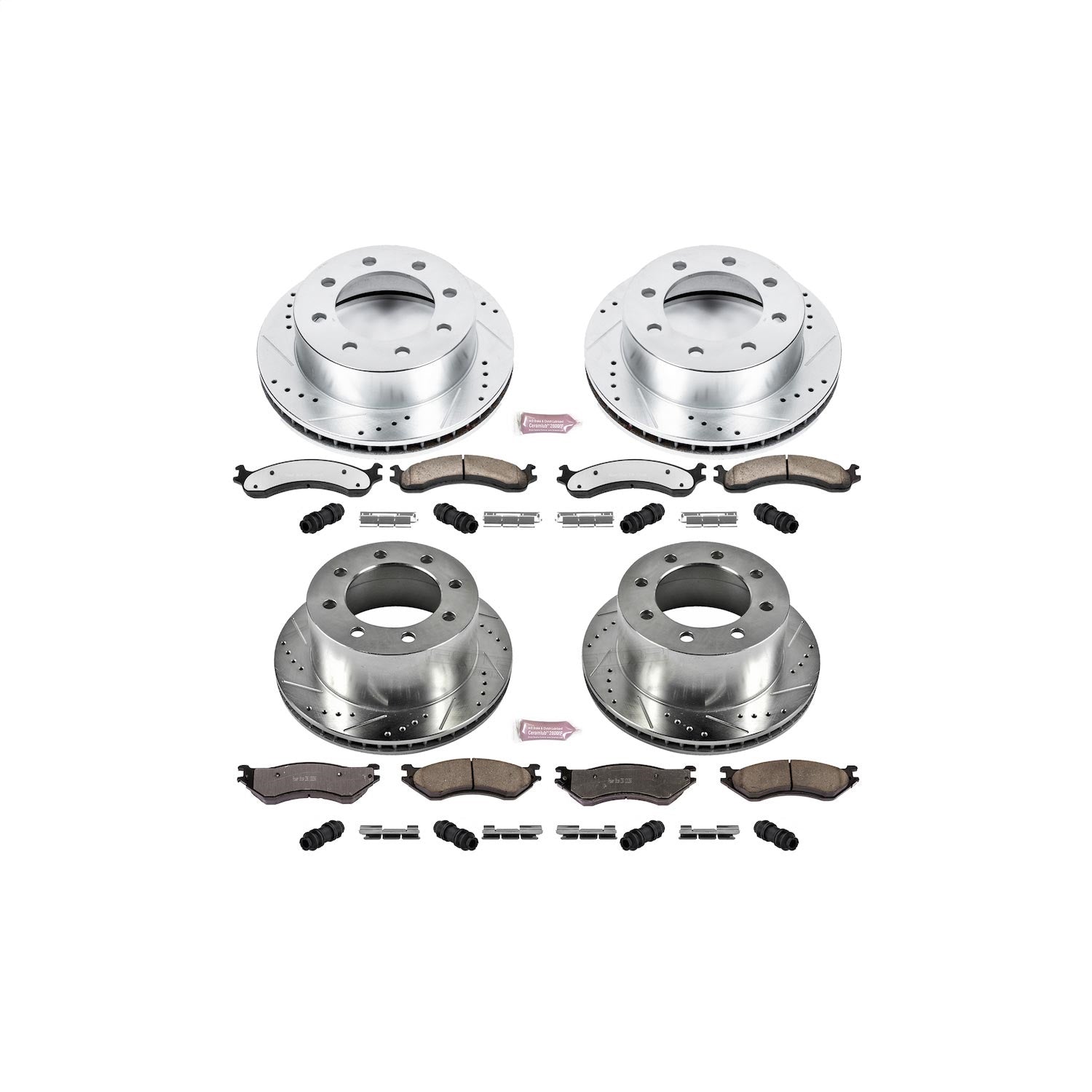 PowerStop Front & Rear Z36 Truck & Tow Brake Kit | Dodge Ram 2500 (01-02) (K5466-36)