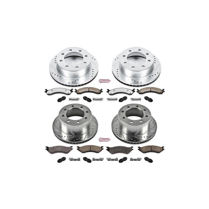 PowerStop Front & Rear Z36 Truck & Tow Brake Kit | Dodge Ram 2500 (01-02) (K5466-36)