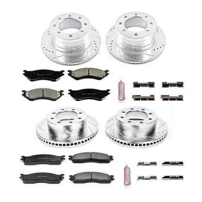 PowerStop Front & Rear Z23 Evolution Brake Kit | Dodge Ram 1500 (06-08) (K5468)