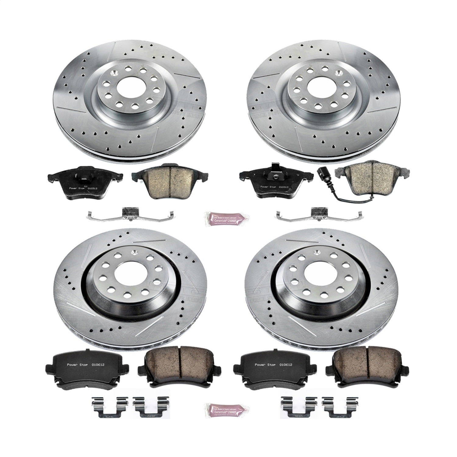 PowerStop Front & Rear Z23 Evolution Sport Brake Kit | Volkswagen CC (09-11) (K5471)