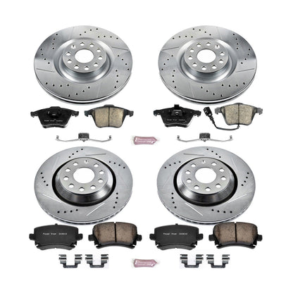 PowerStop Front & Rear Z23 Evolution Sport Brake Kit | Volkswagen CC (09-11) (K5471)
