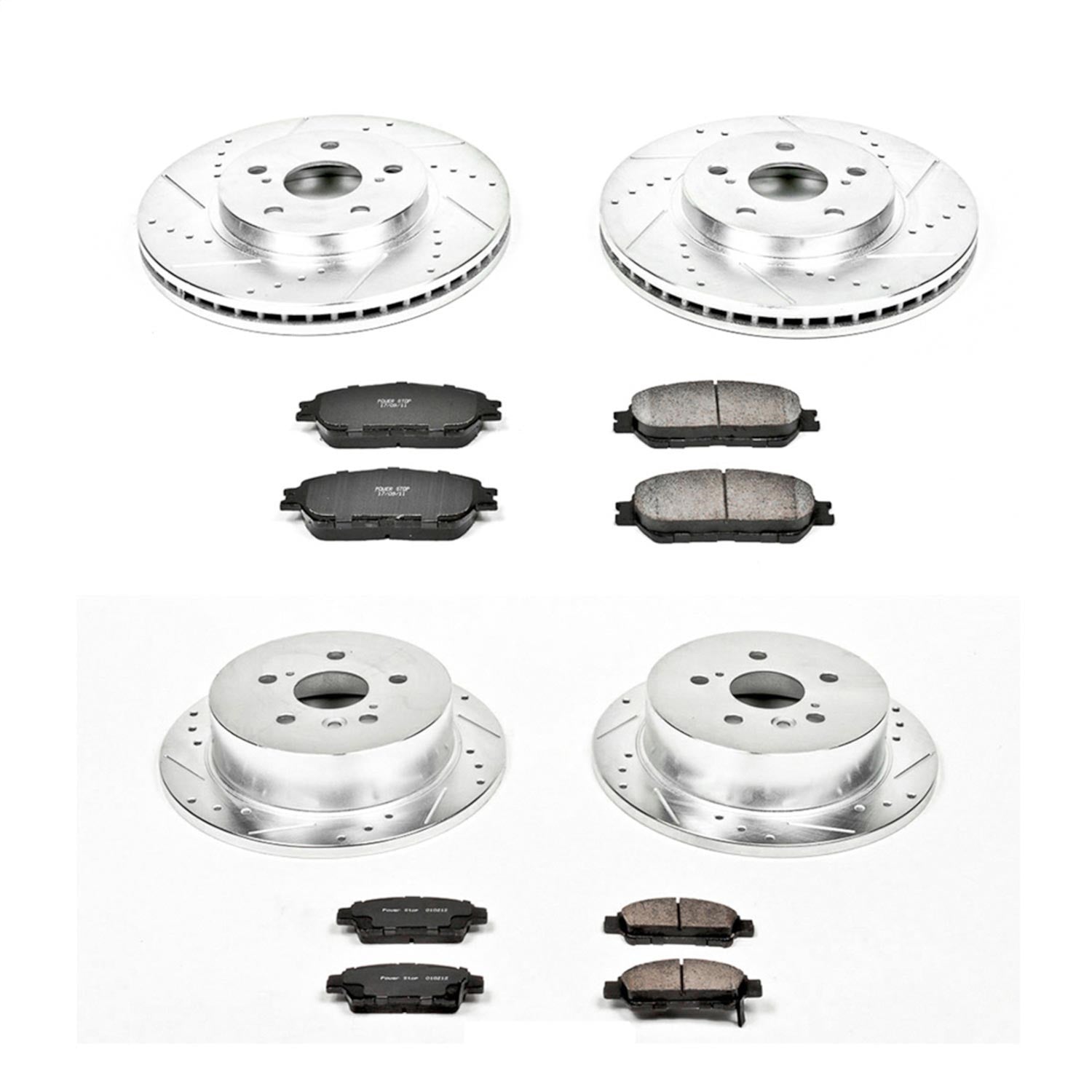 PowerStop Front & Rear Z23 Evolution Sport Brake Kit | Toyota Sienna (04-10) (K5476)