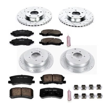 PowerStop Front & Rear Z23 Evolution Sport Brake Kit | Mitsubishi Outlander (07-15) (K5477)